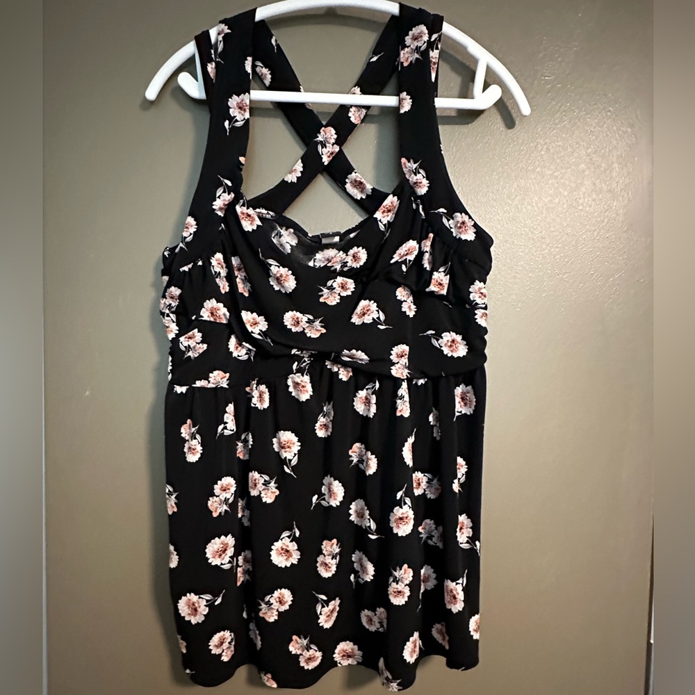 Torrid babydoll blouse